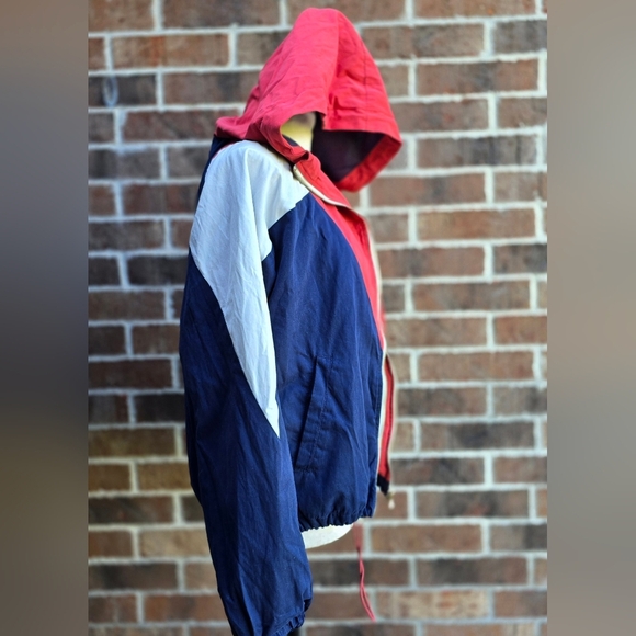 Colorblock Windbreaker Jacket Retro - Picture 3 of 9